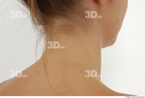 Neck Whole Body Woman Nude Slim Studio photo references