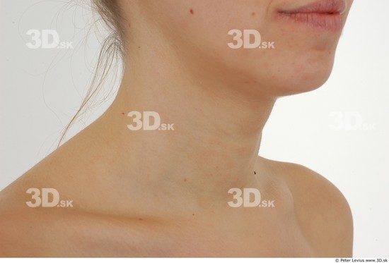 Neck Whole Body Woman Nude Slim Studio photo references