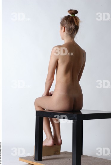 Whole Body Woman Artistic poses White Nude Slim