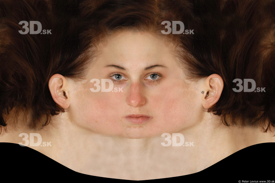 Woman White Head textures