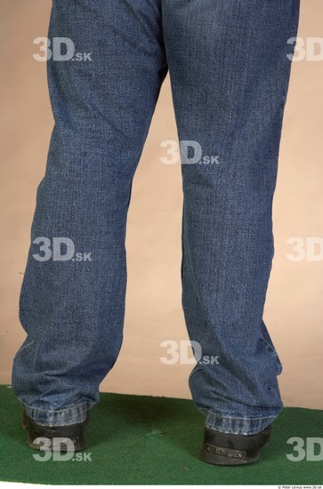 Calf Whole Body Man Casual Overweight Studio photo references