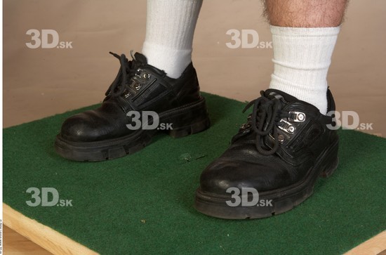 Foot Whole Body Man Shoes Overweight Studio photo references