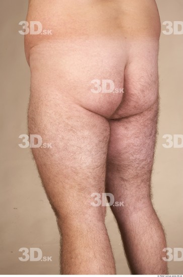 Thigh Whole Body Man Nude Overweight Studio photo references