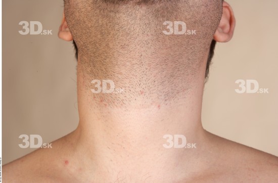 Neck Whole Body Man Nude Overweight Studio photo references