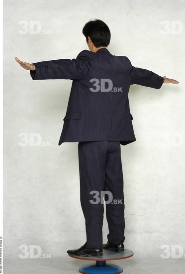 Whole Body Man Artistic poses T poses Asian Nude Formal T shirt Slim Studio photo references