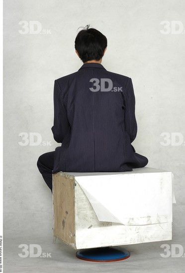 Whole Body Man Artistic poses Asian Formal Slim Studio photo references