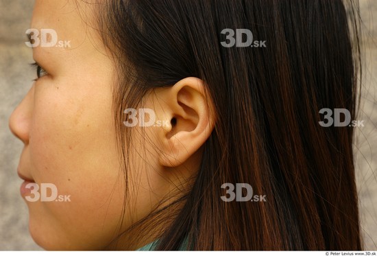 Ear Woman Asian Slim