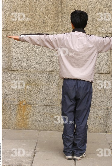 Whole Body Man T poses Asian Casual Athletic