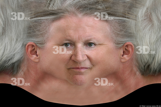 Woman White Head textures