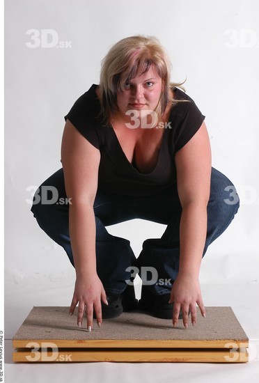 Whole Body Woman Other White Casual Overweight