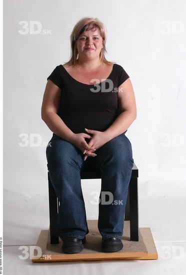 Whole Body Woman Artistic poses White Casual Overweight