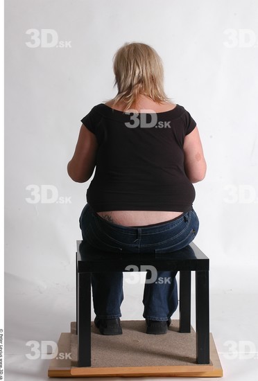 Whole Body Woman Artistic poses White Casual Overweight