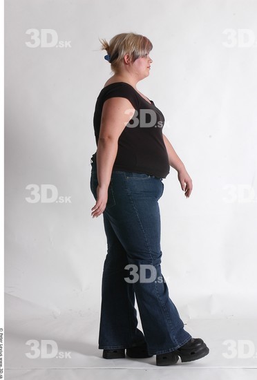 Whole Body Woman Animation references White Casual Overweight