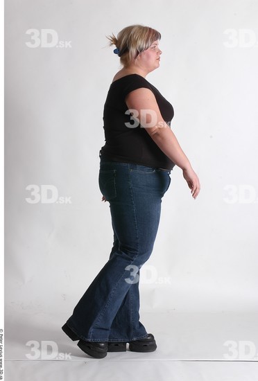 Whole Body Woman Animation references White Casual Overweight