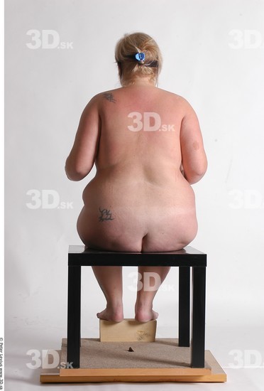 Whole Body Woman Artistic poses White Nude Overweight