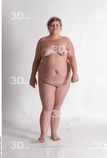 Whole Body Woman Animation references White Nude Overweight