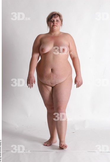 Whole Body Woman Animation references White Nude Overweight