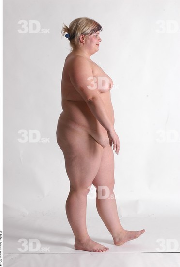 Whole Body Woman Animation references White Nude Overweight