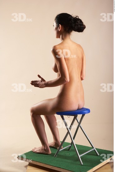 Whole Body Woman Artistic poses White Nude Slim