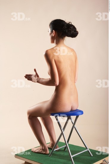 Whole Body Woman Artistic poses White Nude Slim