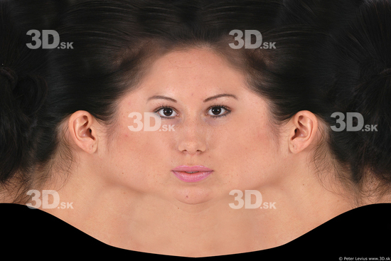 Woman White Head textures