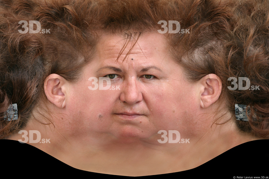 Woman White Head textures