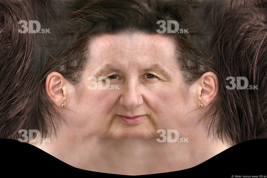 Woman White Head textures