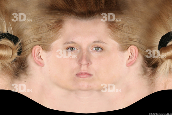 Woman White Head textures