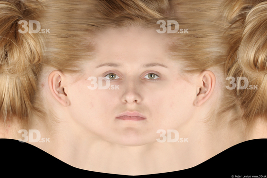 Woman White Head textures