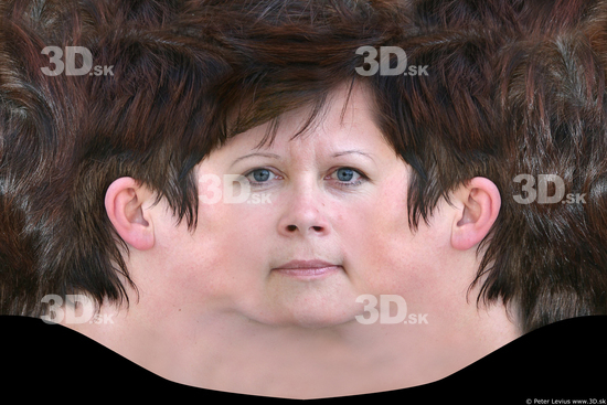 Woman White Head textures