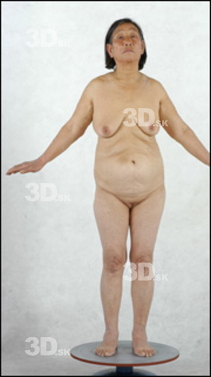 and more Whole Body Woman Asian Nude Chubby Studio photo references