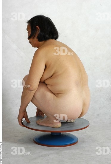 and more Whole Body Phonemes Woman Asian Nude Chubby Studio photo references