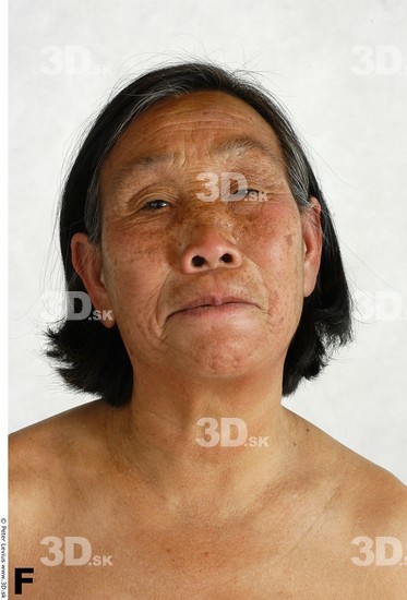 and more Face Whole Body Phonemes Woman Asian Nude Chubby Studio photo references