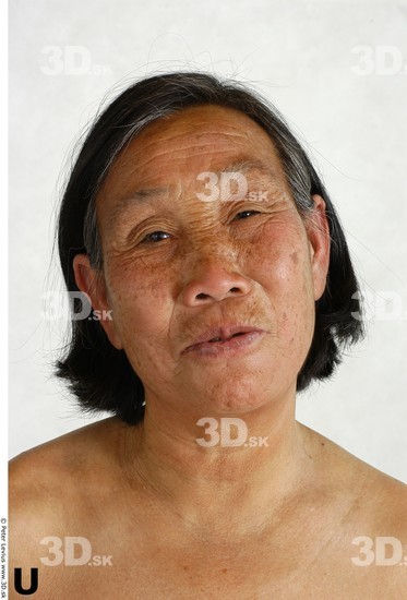 and more Face Whole Body Phonemes Woman Asian Nude Chubby Studio photo references