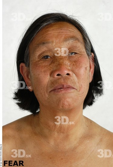 and more Face Whole Body Phonemes Emotions Woman Asian Nude Chubby Studio photo references