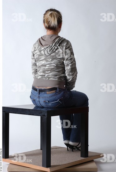 Whole Body Woman Artistic poses White Casual Average