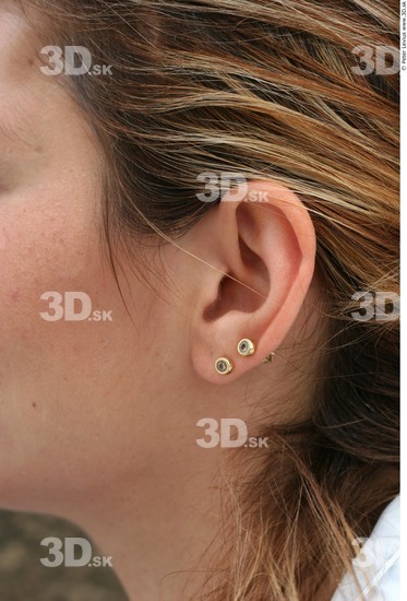 Ear Woman White Overweight