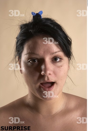 Face Emotions Woman White Chubby