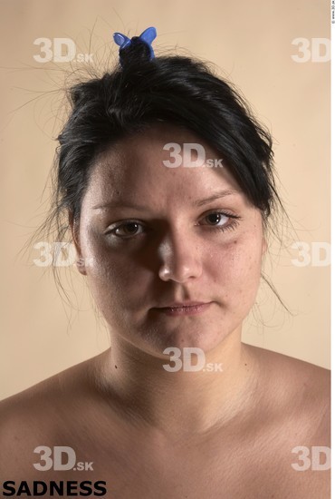 Face Emotions Woman White Chubby