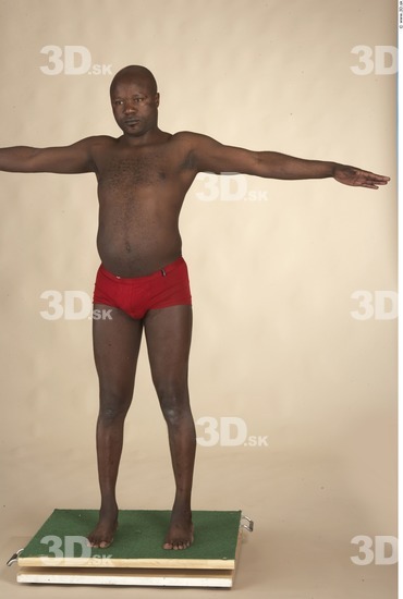 Whole Body Man T poses Underwear Average Studio photo references