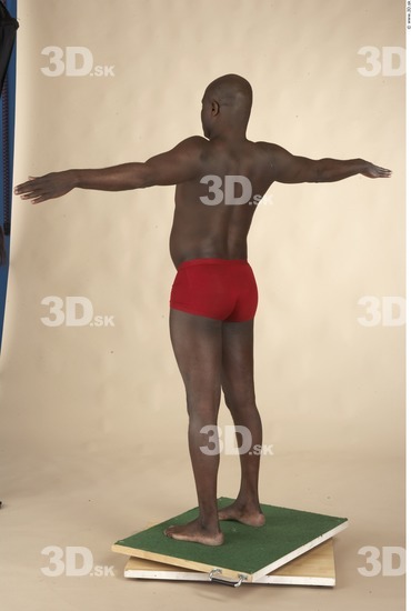 Whole Body Man T poses Underwear Average Studio photo references