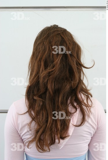 Hair Woman White Slim