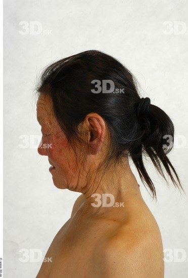 Whole Body Head Phonemes Woman Animation references Asian Nude Slim Studio photo references