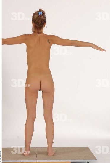 Whole Body Woman T poses Nude Slim Studio photo references