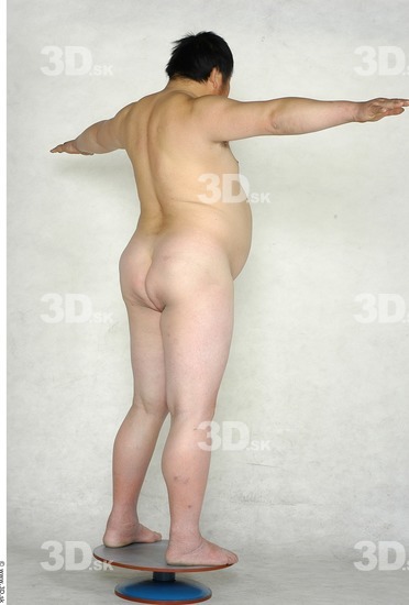 Whole Body Man Woman T poses Asian Nude Shoes Slim Overweight Studio photo references