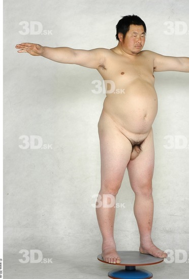 Whole Body Man Woman T poses Asian Nude Shoes Slim Overweight Studio photo references