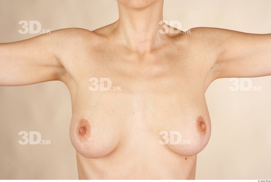 Chest Whole Body Woman Nude Slim Studio photo references