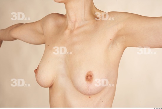 Chest Whole Body Woman Nude Slim Studio photo references