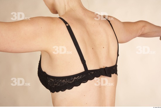 Whole Body Back Woman Underwear Slim Studio photo references