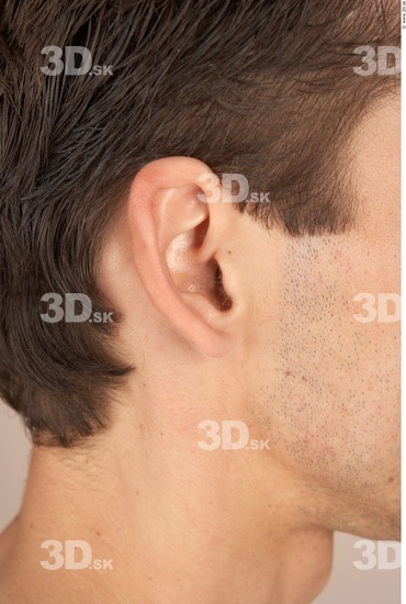 Ear Whole Body Man Slim Studio photo references